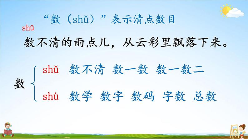 人教统编版小学一年级语文上册《8 雨点儿》课堂教学课件PPT公开课05