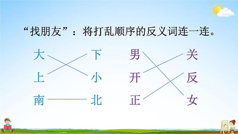 人教统编版小学一年级语文上册《语文园地四》课堂教学课件PPT公开课第4页