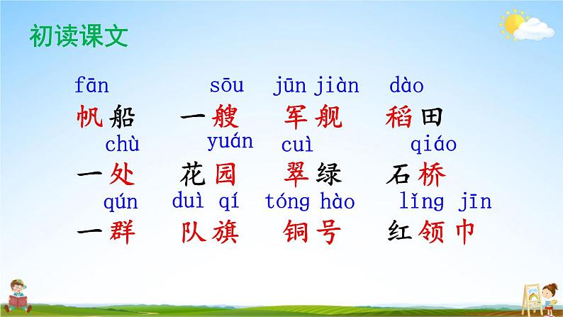 人教部编版小学二年级语文上册《1 场景歌》课堂教学课件PPT公开课第3页