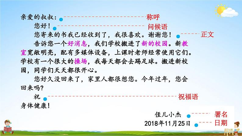 人教部编版小学四年级语文上册《习作：写信》课堂教学课件PPT公开课第3页