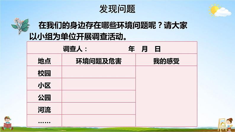 人教统编版小学四年级语文上册《口语交际：我们与环境》课堂教学课件PPT公开课第2页