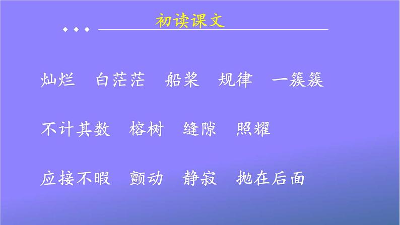 人教统编版小学五年级语文上册《23 鸟的天堂》课堂教学课件PPT公开课第3页