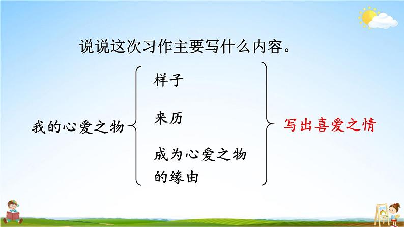 人教统编版小学五年级语文上册《习作：我的心爱之物》课堂教学课件PPT公开课第7页