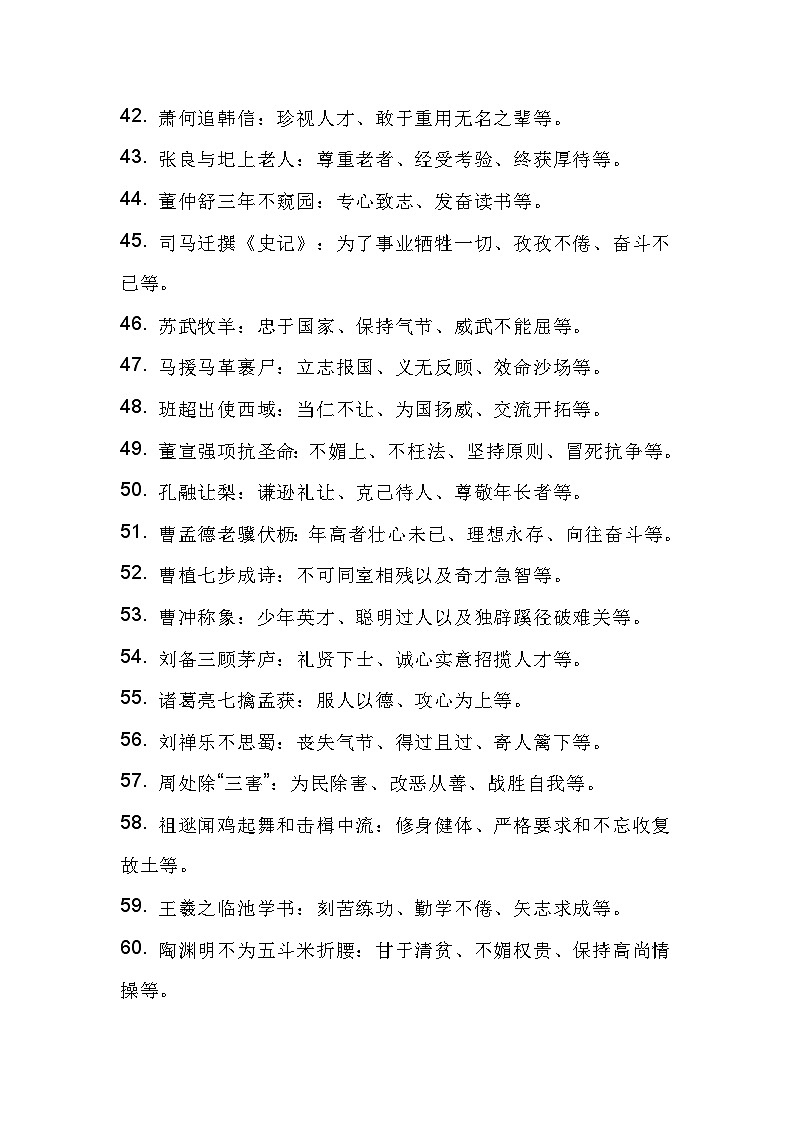 小学语文100个常见文学典故03