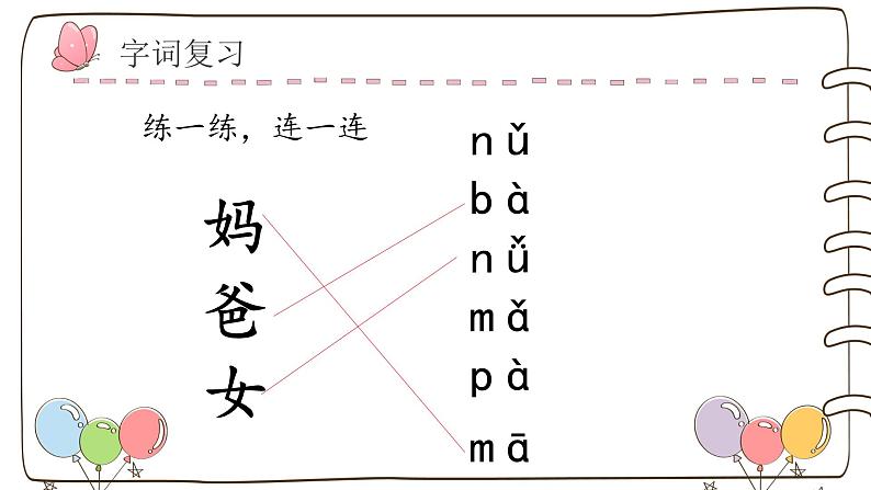 【单元复习】部编版语文一年级上册-第三单元-复习课件08