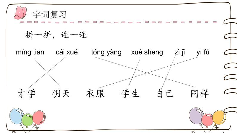 【单元复习】部编版语文一年级上册-第六单元-复习课件03