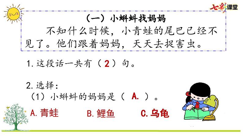 统编版小学语文二年级上册 专项7：阅读指导复习课件03