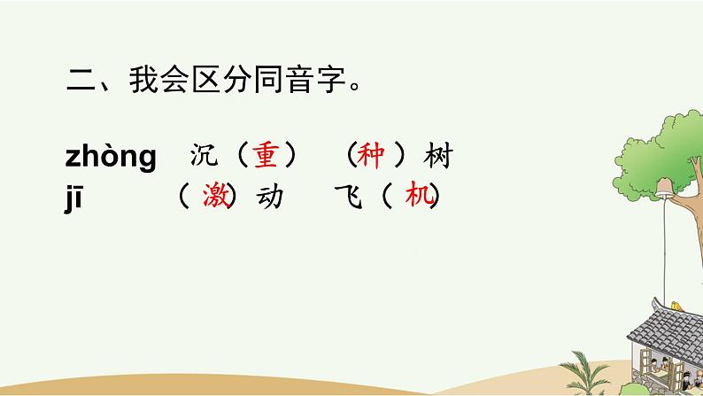 部编版小学语文三年级上册 第七单元复习课件PPT07