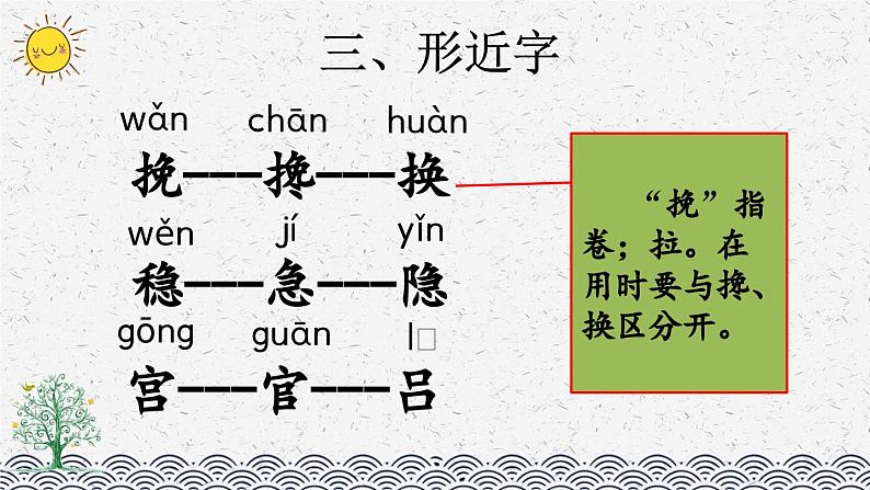 部编版小学语文五年级上册 第二单元复习课件06