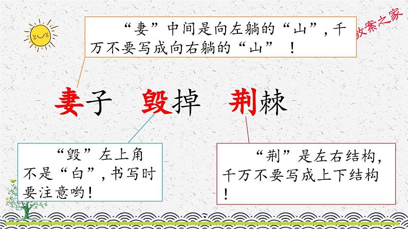 部编版小学语文五年级上册 专项1：生字复习课件07