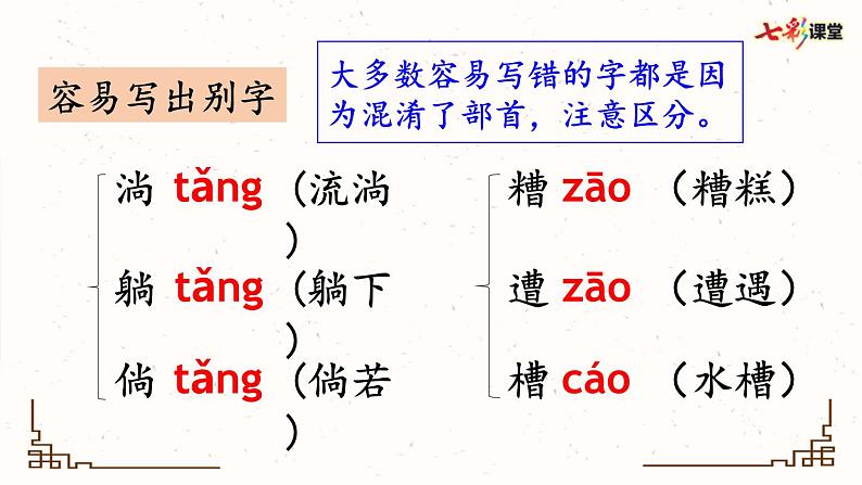 部编版小学语文六年级上册 第四单元复习课件第8页