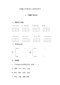 小学大青树下的小学巩固练习