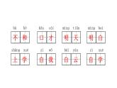 人教版小學語文一年級上冊第七單元復習課件