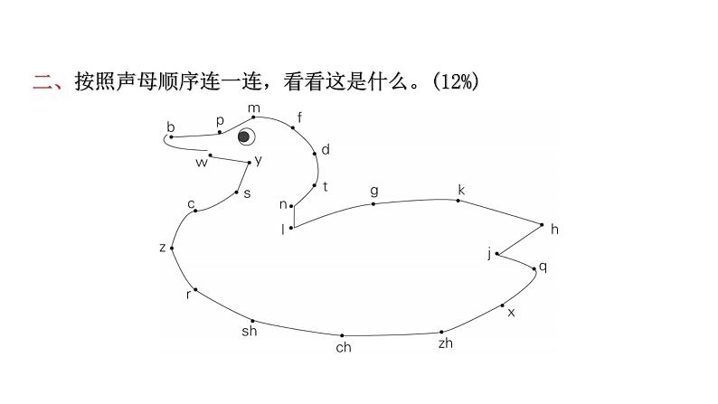 人教版小学语文一年级上册第二单元综合能力评价课件04