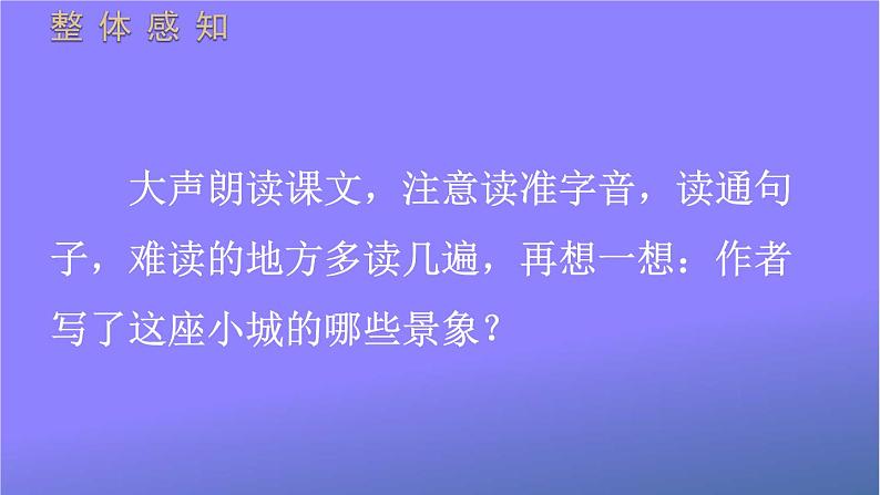 人教部编版小学语文三年级上册《19 海滨小城》课堂教学课件PPT公开课第3页