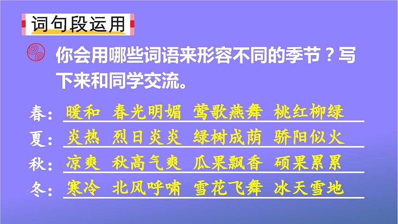 人教部编版小学语文三年级上册《语文园地二》课堂教学课件PPT公开课04