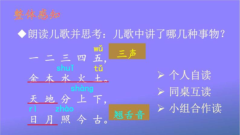 人教部编版小学语文一年级上册《2 金木水火土》课堂教学课件PPT公开课08