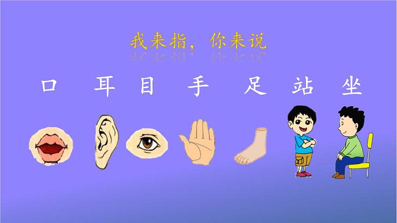 人教部编版小学语文一年级上册《3 口耳目》课堂教学课件PPT公开课第5页