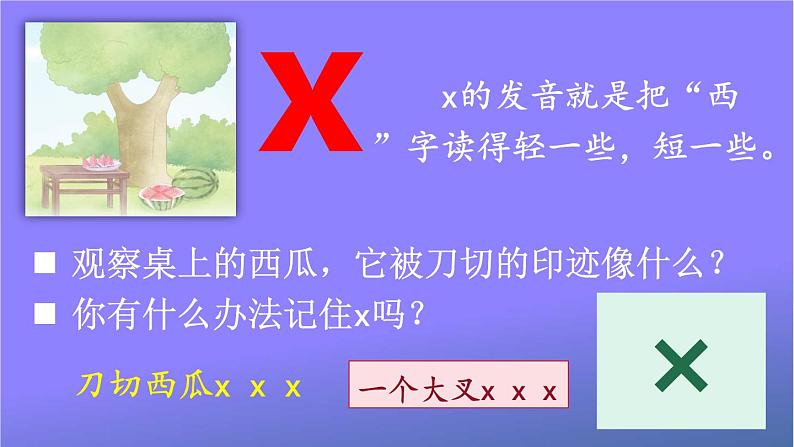 人教部编版小学语文一年级上册《6 j q x》课堂教学课件PPT公开课06