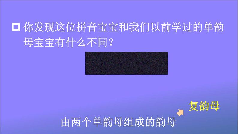 人教部编版小学语文一年级上册《9 ɑi ei ui》课堂教学课件PPT公开课第6页