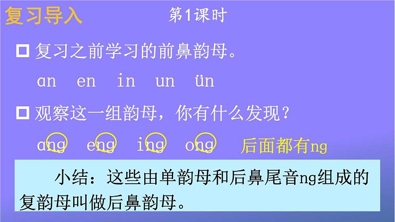 人教部编版小学语文一年级上册《13 ɑng eng ing ong》课堂教学课件PPT公开课02