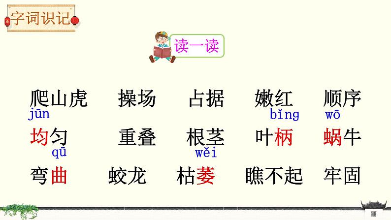 四上10爬山虎的脚课件PPT第6页