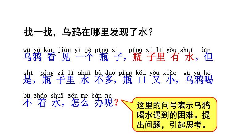 乌鸦喝水PPT课件105