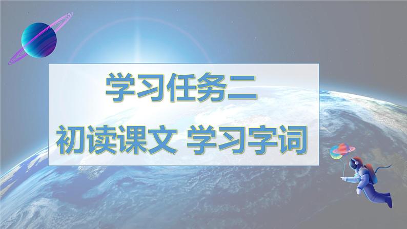 部编版语文六年级上册 第11课《宇宙生命之谜》（第一课时） 同步课件第6页