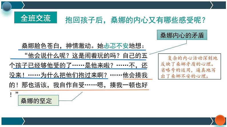 部编版语文六年级上册 第14课《穷人》（第二课时）同步课件+导学案+同步教案+同步练习07