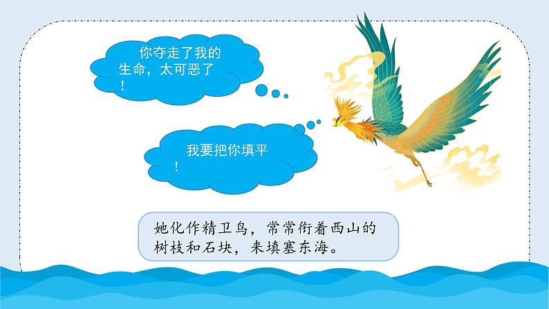 部编版语文四年级上册 第13课《精卫填海》（第二课时）（教学课件）第5页