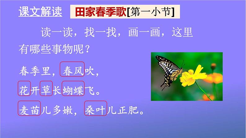 人教部编版小学语文二年级上册《4 田家四季歌》课堂教学课件PPT公开课第7页