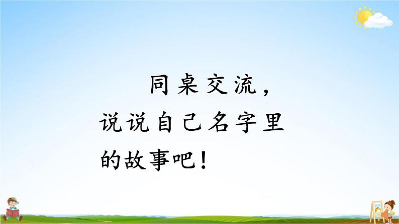 人教统编版小学语文三年级上册《口语交际：名字里的故事》课堂教学课件PPT公开课第6页