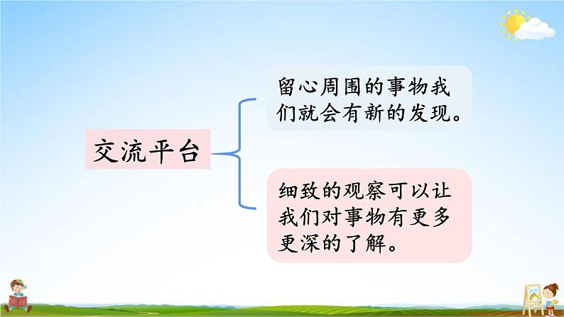 人教统编版语文小学三年级上册《第五单元复习》课堂教学课件PPT公开课第3页