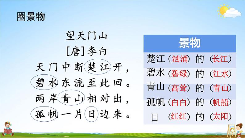 人教统编版小学语文三年级上册《17 古诗三首》课堂教学课件PPT公开课第7页