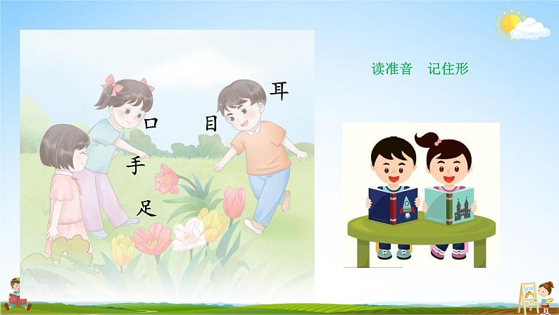 人教统编版小学语文一年级上册《3 口耳目》课堂教学课件PPT公开课07