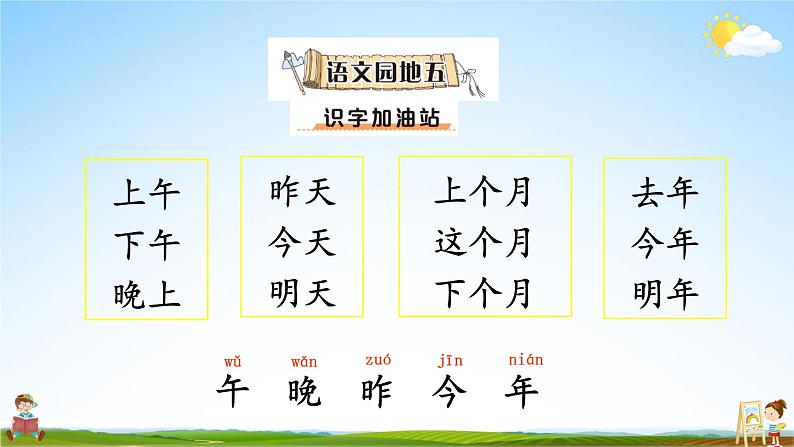 人教统编版小学语文一年级上册《语文园地五》课堂教学课件PPT公开课04