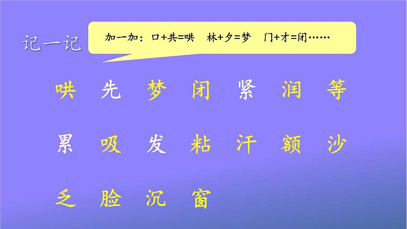 人教统编版小学语文二年级上册《7 妈妈睡了》课堂教学课件PPT公开课第6页