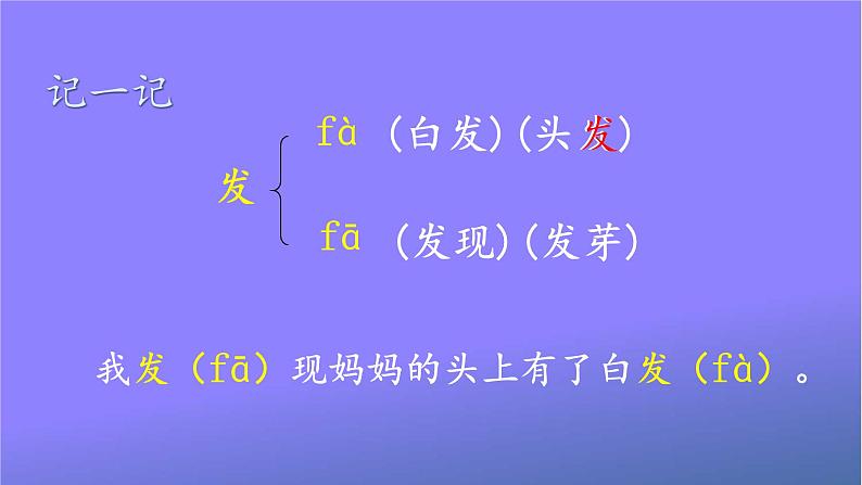 人教统编版小学语文二年级上册《7 妈妈睡了》课堂教学课件PPT公开课第8页