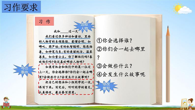 人教统编版小学语文四年级上册《习作：我和______过一天》课堂教学课件PPT公开课06