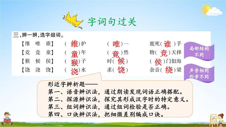 人教统编版语文小学四年级上册《第八单元复习》课堂教学课件PPT公开课第6页