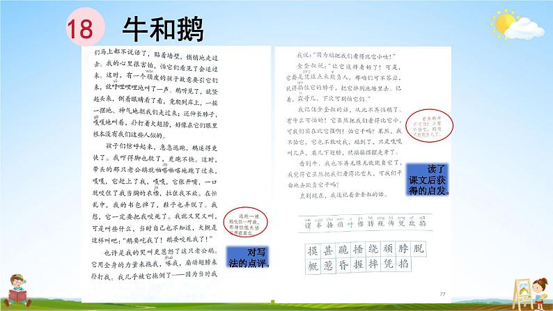 人教统编版语文小学四年级上册《第六单元主题阅读》课堂教学课件PPT公开课05