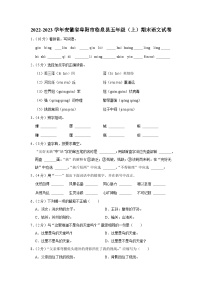 安徽省阜阳市临泉县2022-2023学年五年级上学期期末语文试卷