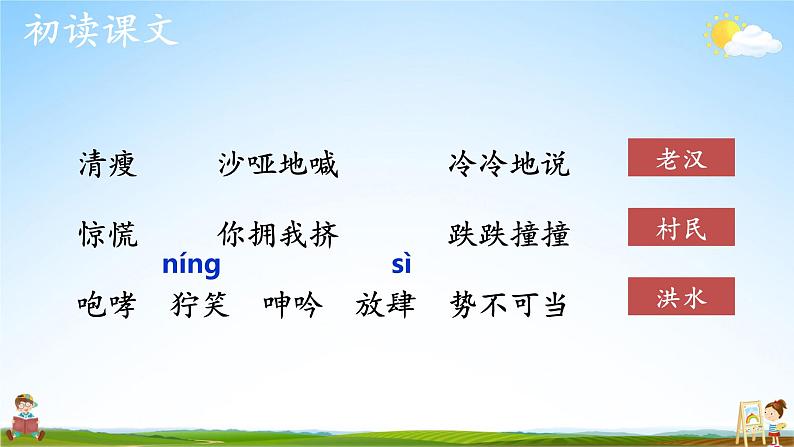 人教统编版小学六年级语文上册《13 桥》课堂教学课件PPT公开课第7页