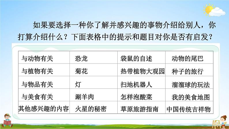 统编版五年级语文上册期末专题复习教学课件2-6 阅读：图文并茂——非连续性文本03