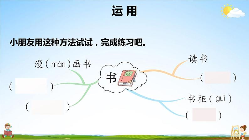 统编版一年级语文上册期末专题复习教学课件3-1 胸有成竹（词语）04