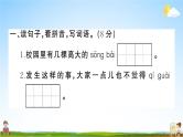 统编版小学二年级语文上册期末复习教学课件 专项复习：词语与句子专项试题及答案