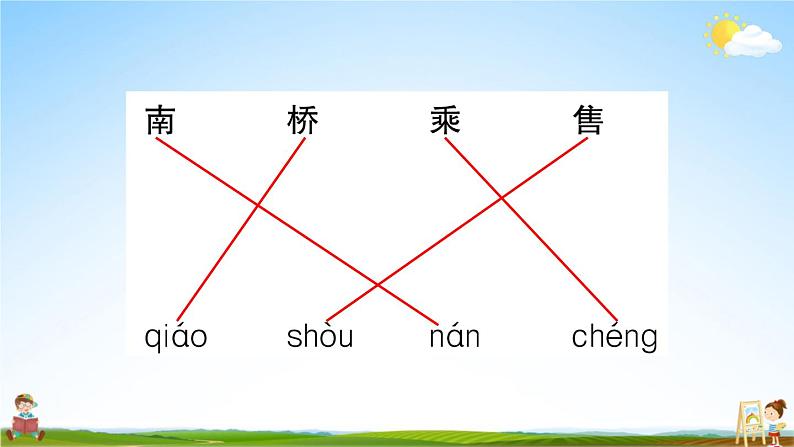 统编版小学二年级语文上册期末复习教学课件 专项复习：拼音与生字专项试题及答案03