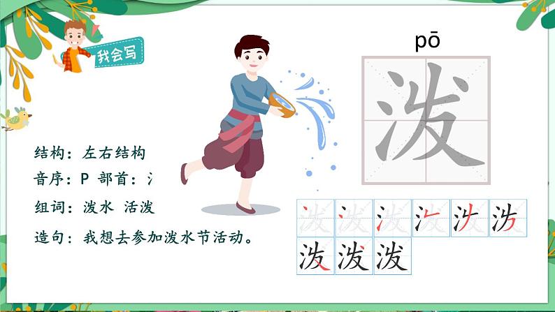 17《难忘的泼水节》课件+教案03