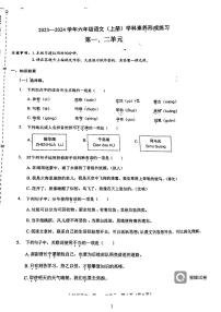 广东省深圳市龙岗区东兴外国语学校2023-2024学年六年级上学期10月月考语文试卷