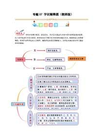 7 小古文专讲专练：字词解释篇（教师版）小学人教统编版